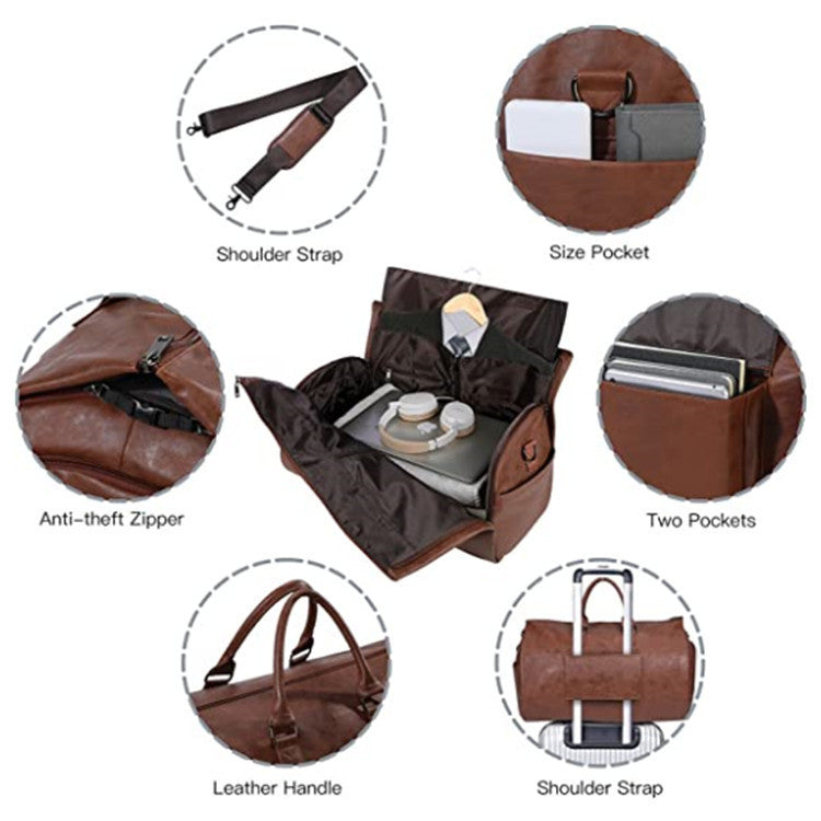 Reisetasche als Handgepäck für Flugzeug und Bahn sehr kompakt